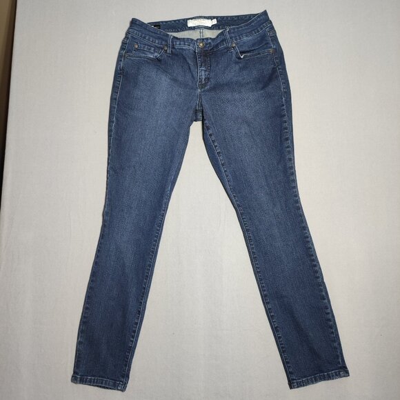 Torrid jeans women's size 12 ink blue colour skinny fit stretchy denim - Picture 1 of 13
